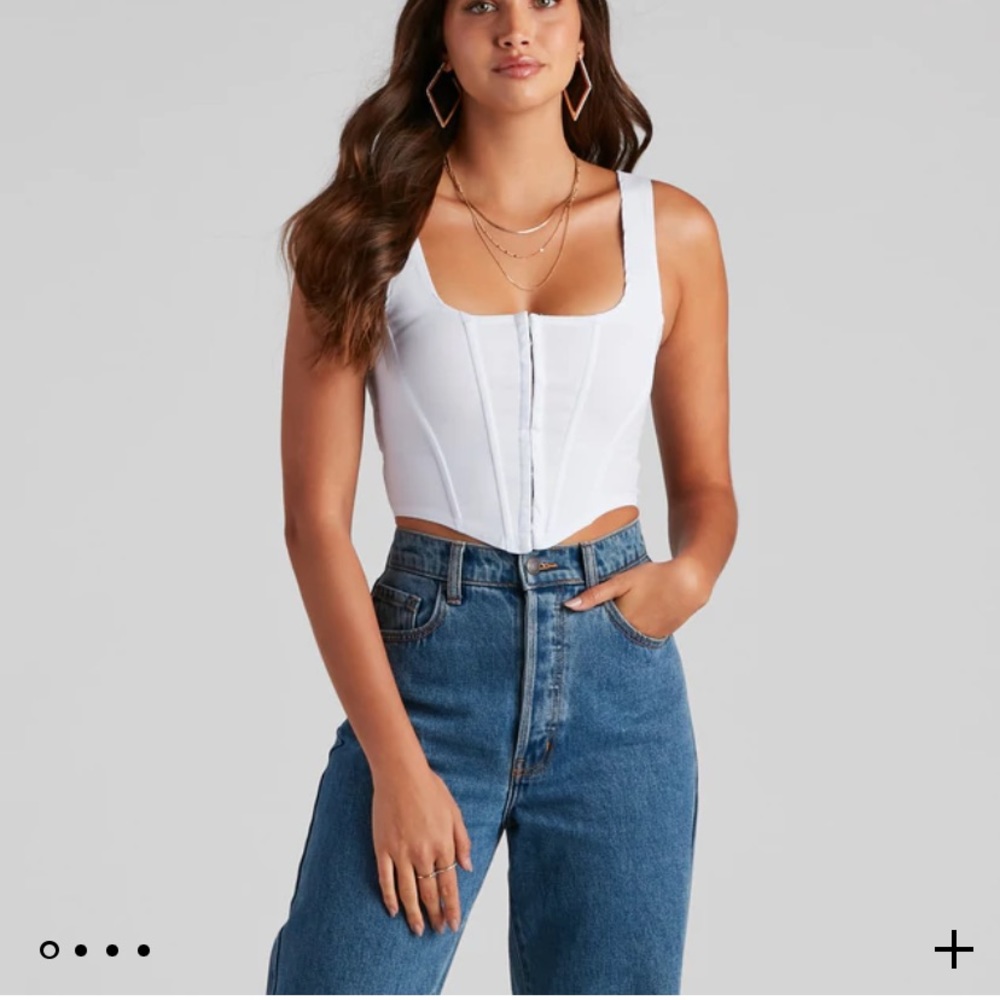 Brand new  Corset Crop Top with tag